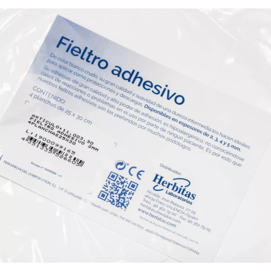 Vágható, öntapadó, filc tehermentesítéshez 4 mm 1db lap