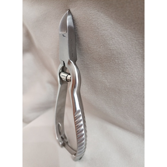 Rozsdamentes körömcsípő hernyórugós 13,5cm RM34