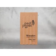PEDI PLANET TÖRHETŐ FA KÖRÖMRESZELŐ (100/180) 5DB-OS
