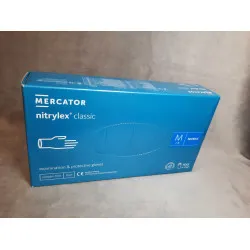 Mercator M púdermentes nitril kesztyű - 100 db