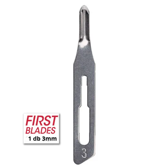 FIRST BLADES Medihalter szike 3mm - 1 db