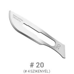 Swann-Morton steril szénacél szikepenge #20 méret -1 db