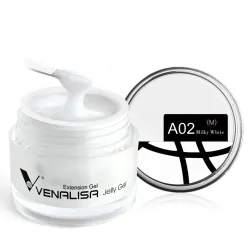 Venalisa Jelly Gel - new formula - 30 ml building gel - A02 Milky White