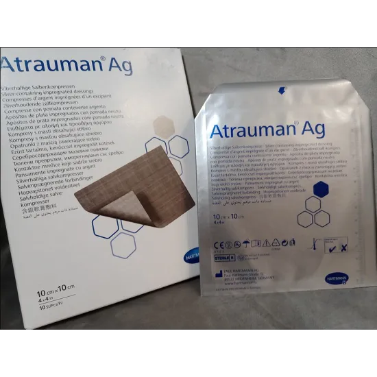 Atrauman® Ag ezüsttartalmú sebfedő (10x10 cm; 1 db)